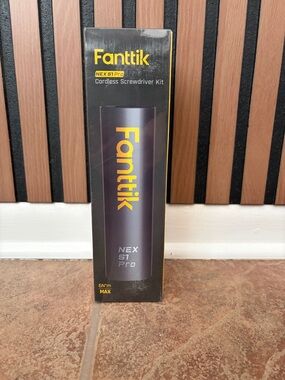 NEX S1 Pro Cordless Screwdriver Kit - Black